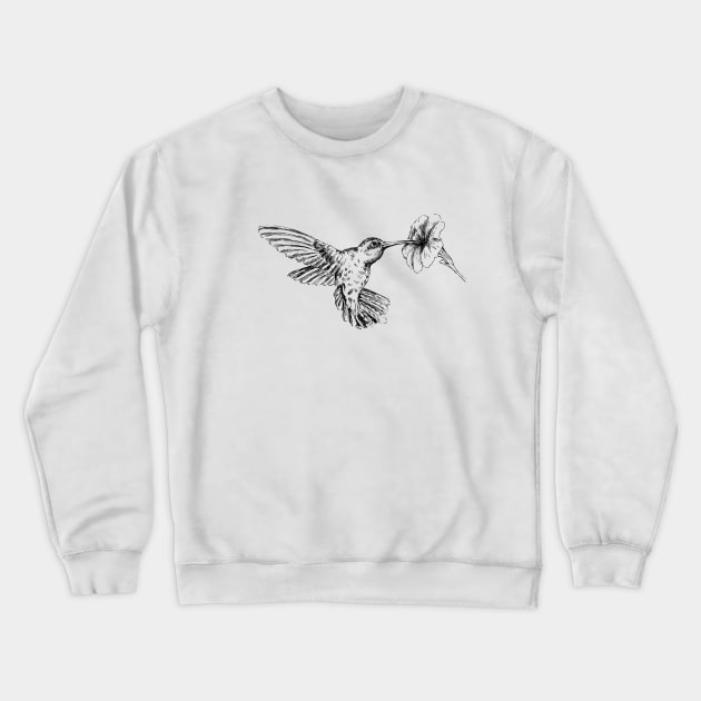 Hummingbird Crewneck Sweatshirt by rachelsfinelines